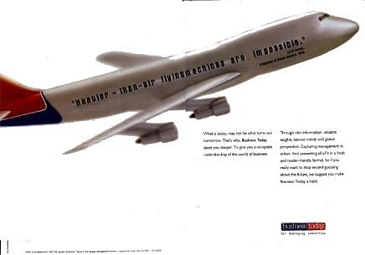 "Heavier-than-air flying machines are impossible."
