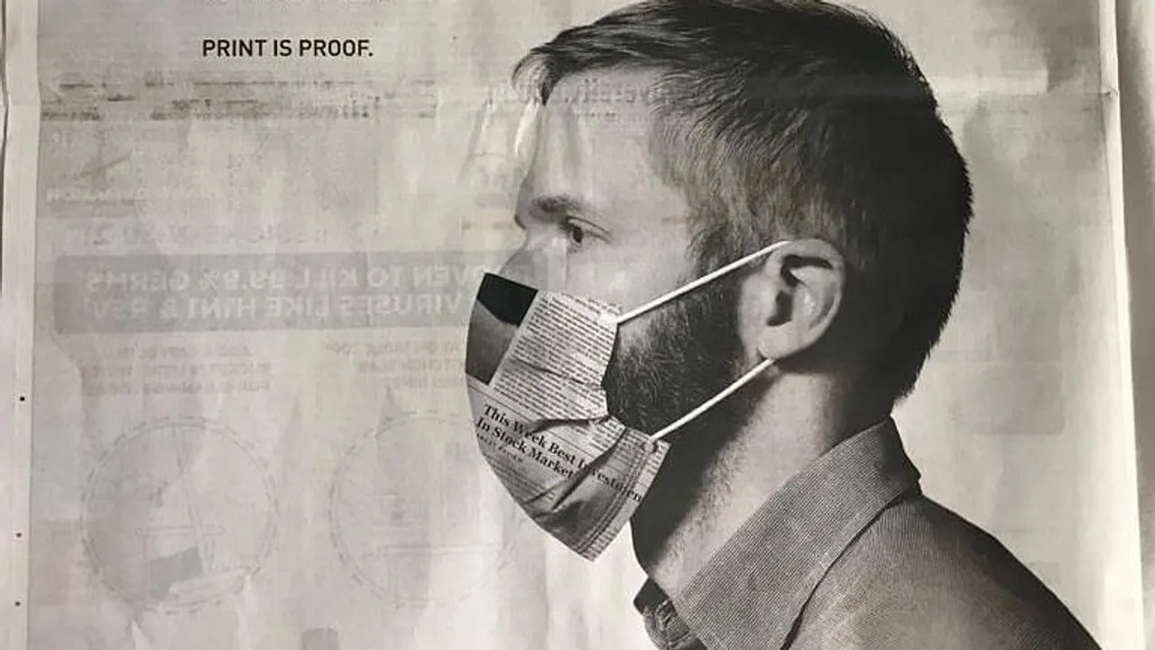 Print media industry builds on 'print' credibility in new COVID-19 ad