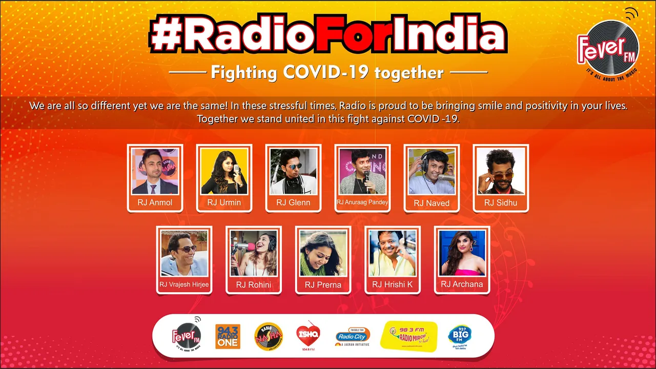 Various Radio stations join forces Under #RadioForIndia campaign 