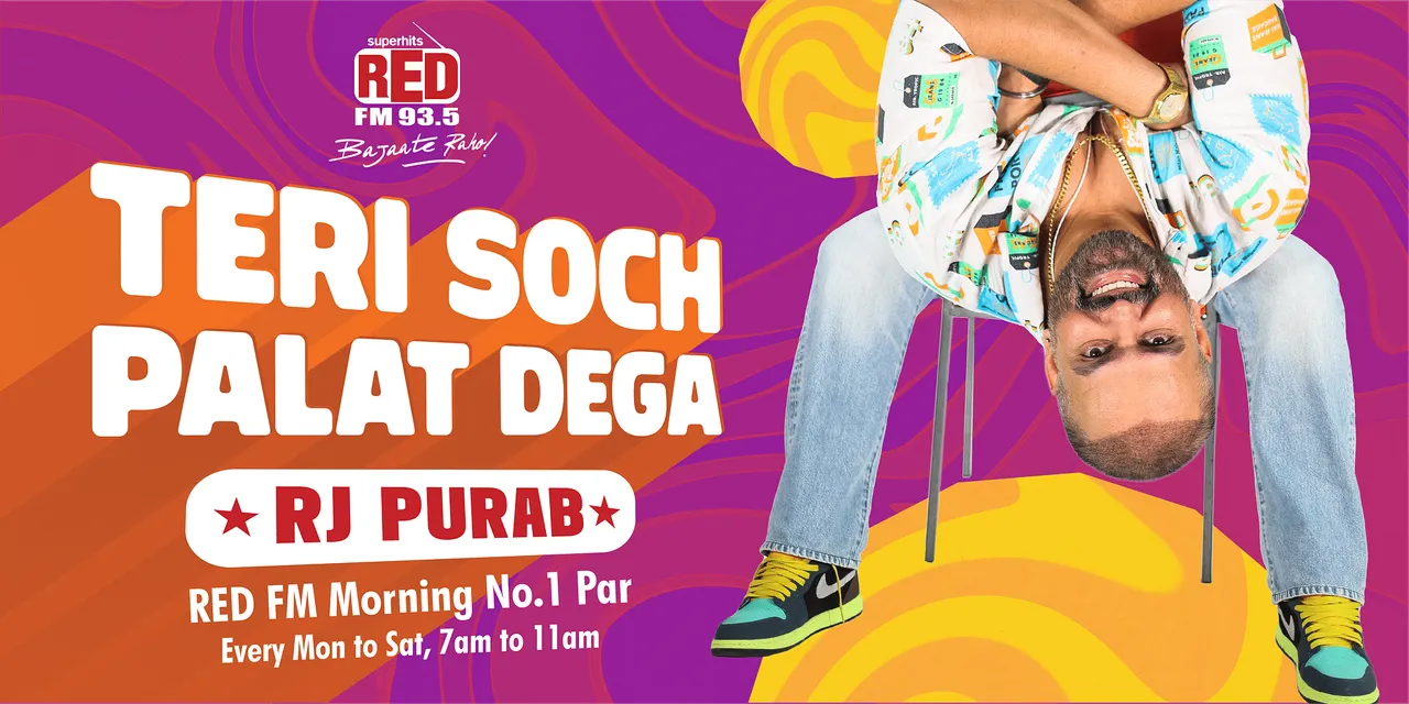 Red FM announces RJ Purab as the new voice of Delhi’s Morning No.1 Show