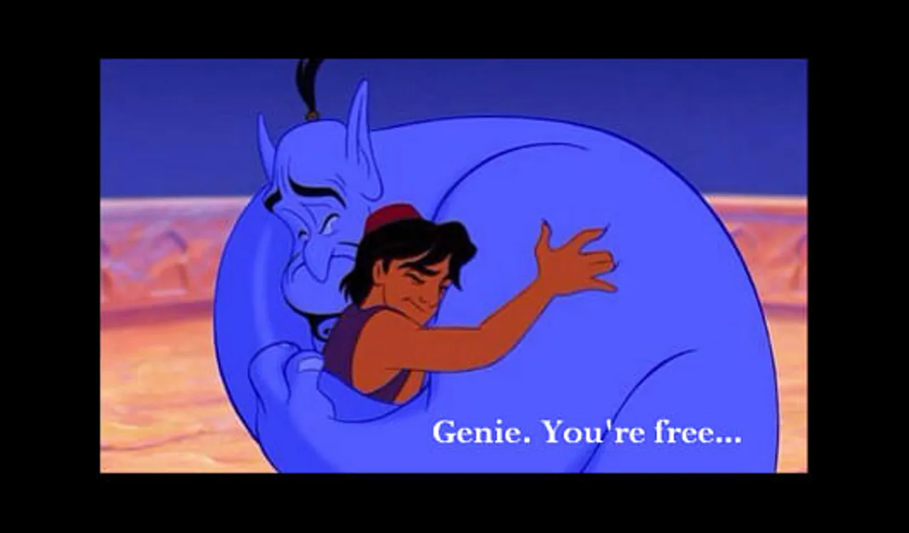 Genie. You're free.