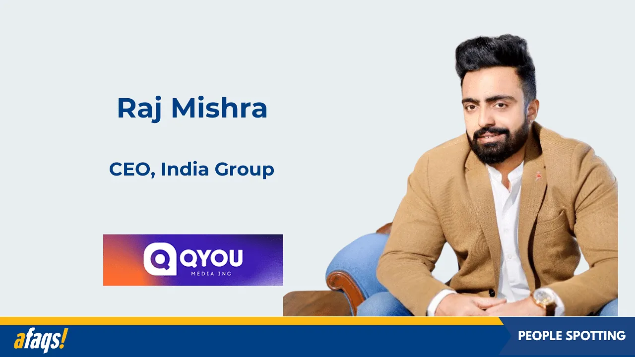 QYOU Media appoints former TikTok Country Manager Raj Mishra as India Group CEO