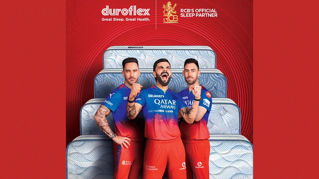 Duroflex partners with Royal Challengers Bengaluru as official sleep partner for IPL 2024