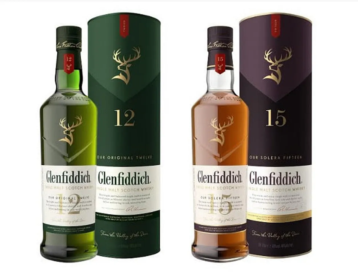 Glenfiddich revamps its flagship range design