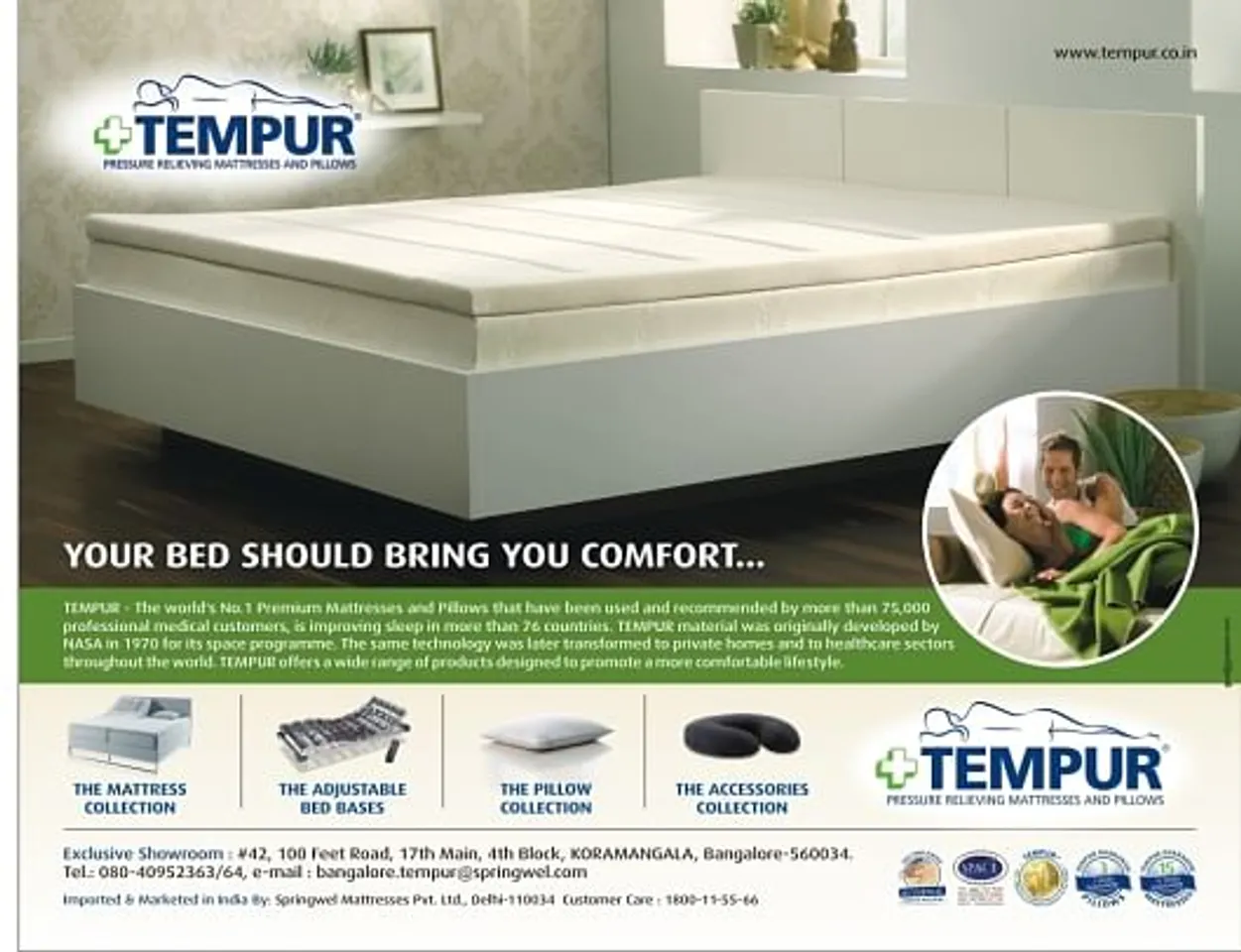 Your bed should bring you comfort