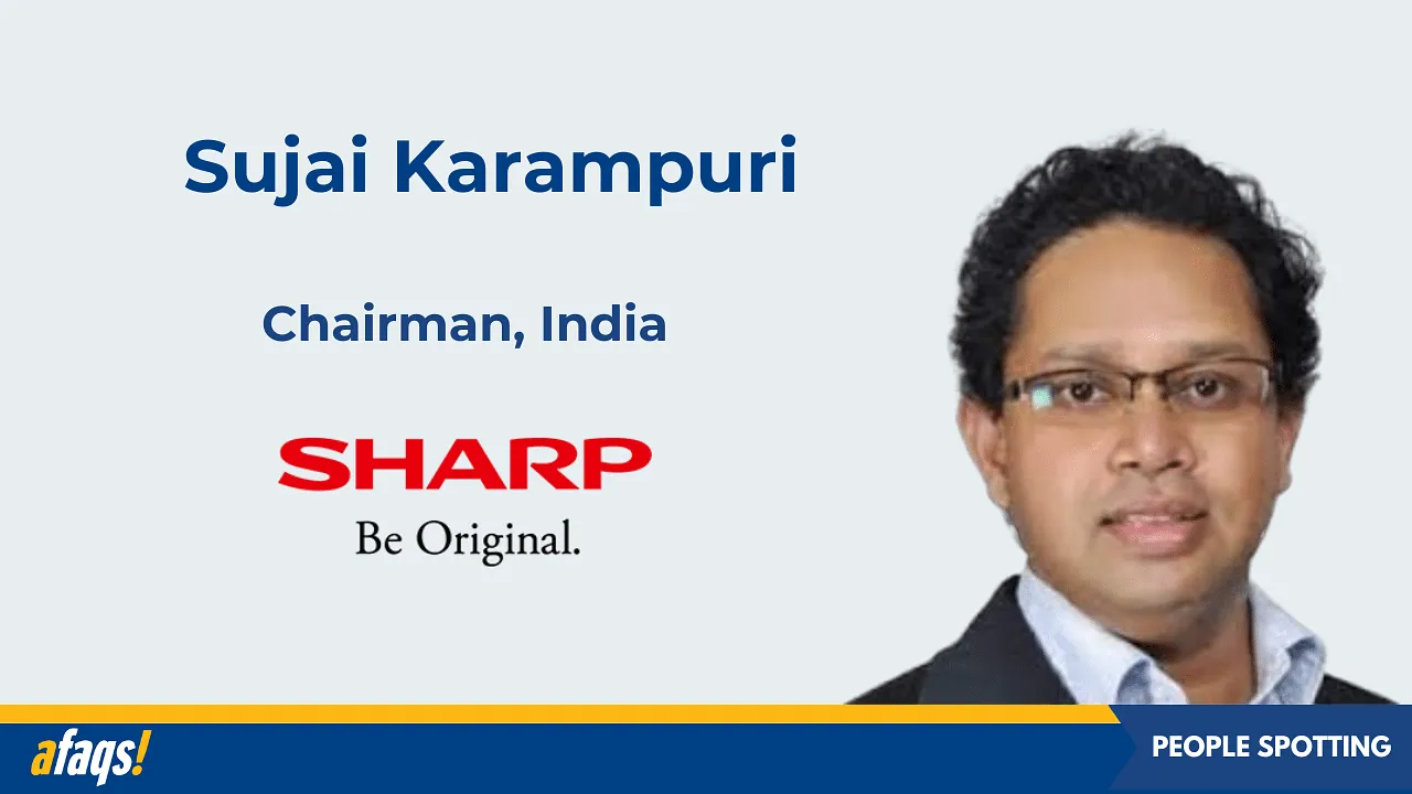 Sujai Karampuri is the new chairman for SHARP in India 