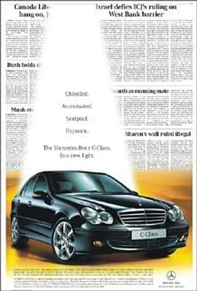 Chiselled. Accentuated. Sculpted. Hypnotic.The Mercedes-Benz C-Class. In a new light.