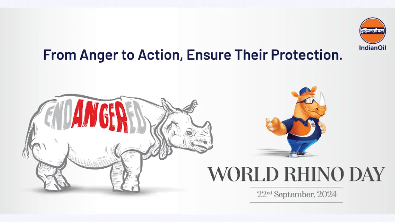 IndianOil unites brand values with environmental advocacy this World Rhino Day