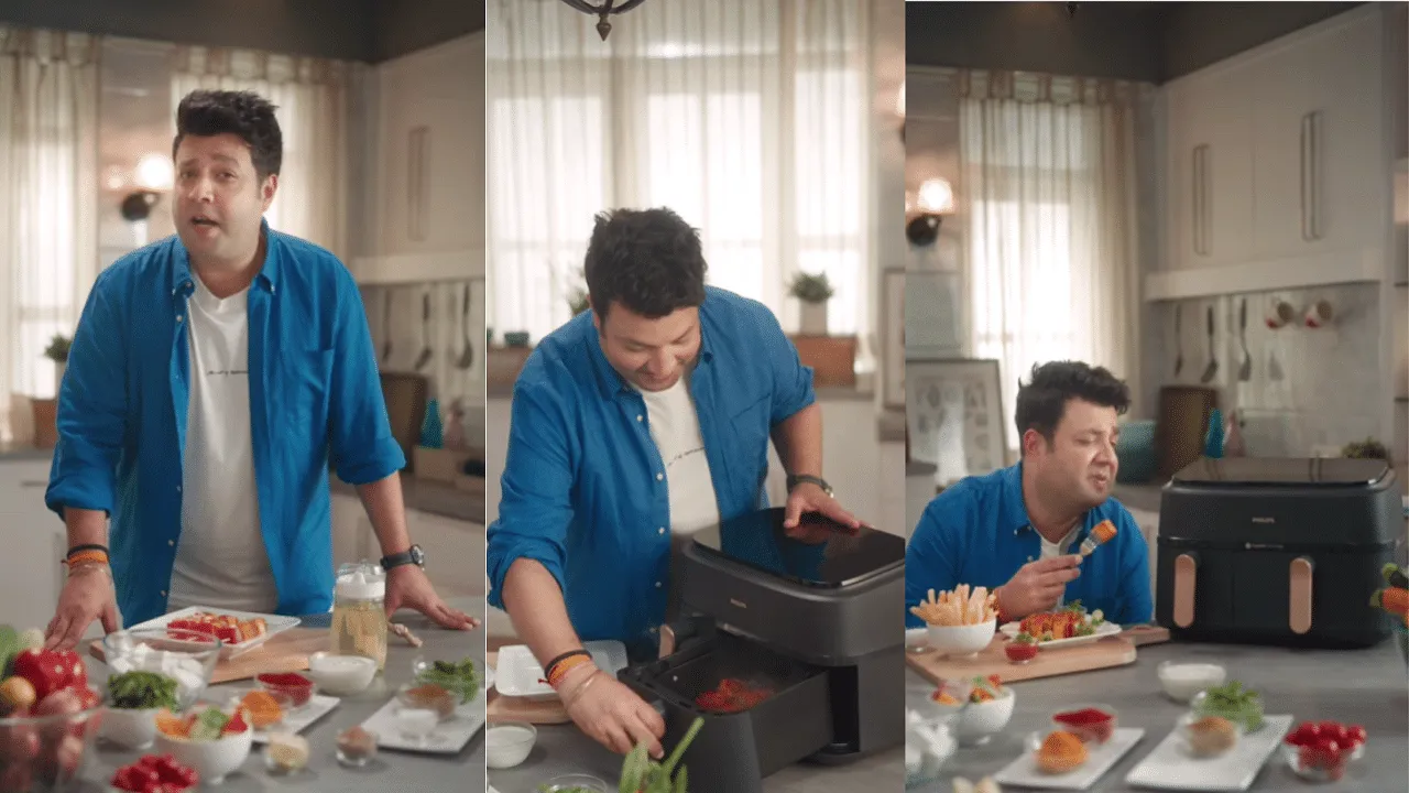 Varun Sharma turns kitchen pro with Philips' dual basket air fryer in new spot