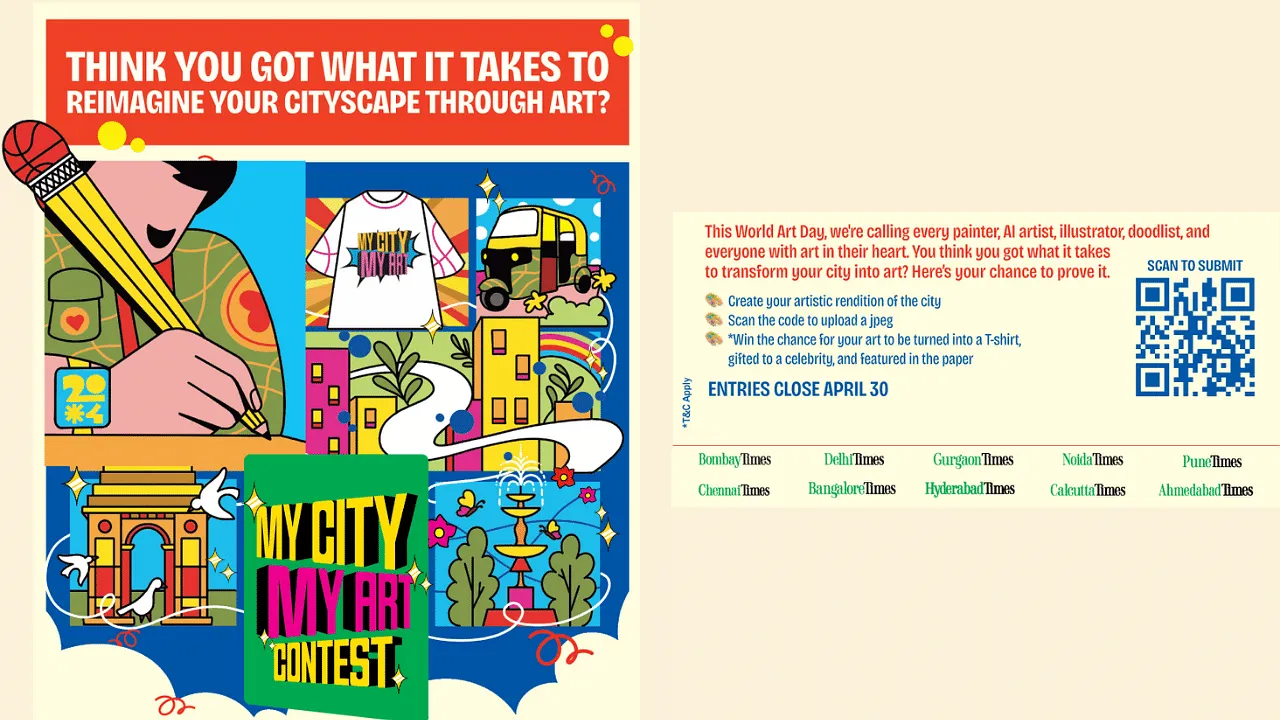 Times of India Metro Supplements launches 'My City. My Art.' challenge on World Art Day