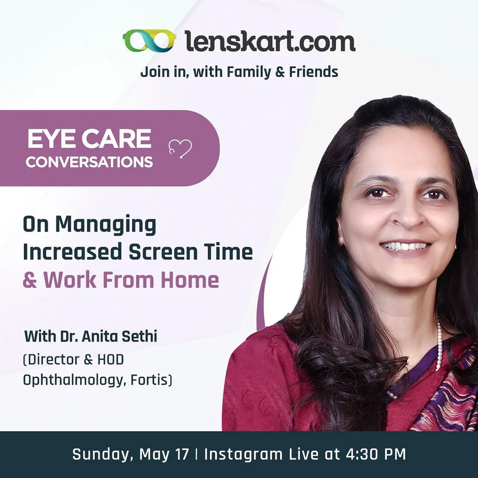 Lenskart unveils a series of  live sessions in association with the most reputed eye experts