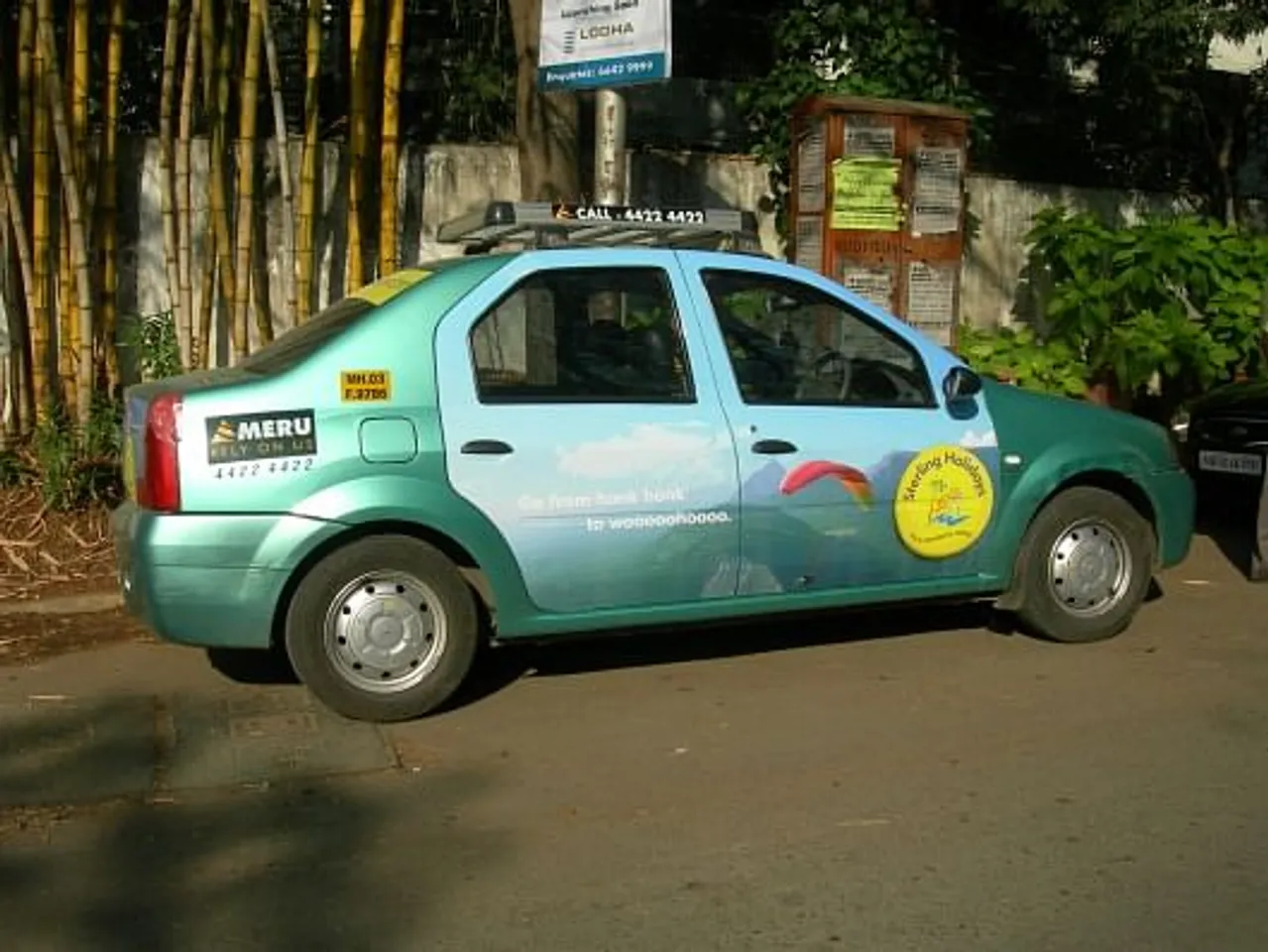 Meru Cab branding