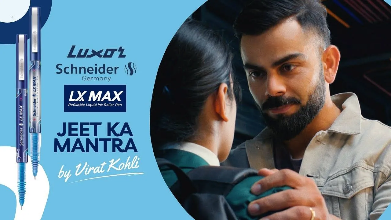 Virat Kohli stars in Luxor's new brand film for LX MAX Pen ahead of ICC Cricket World Cup 2023