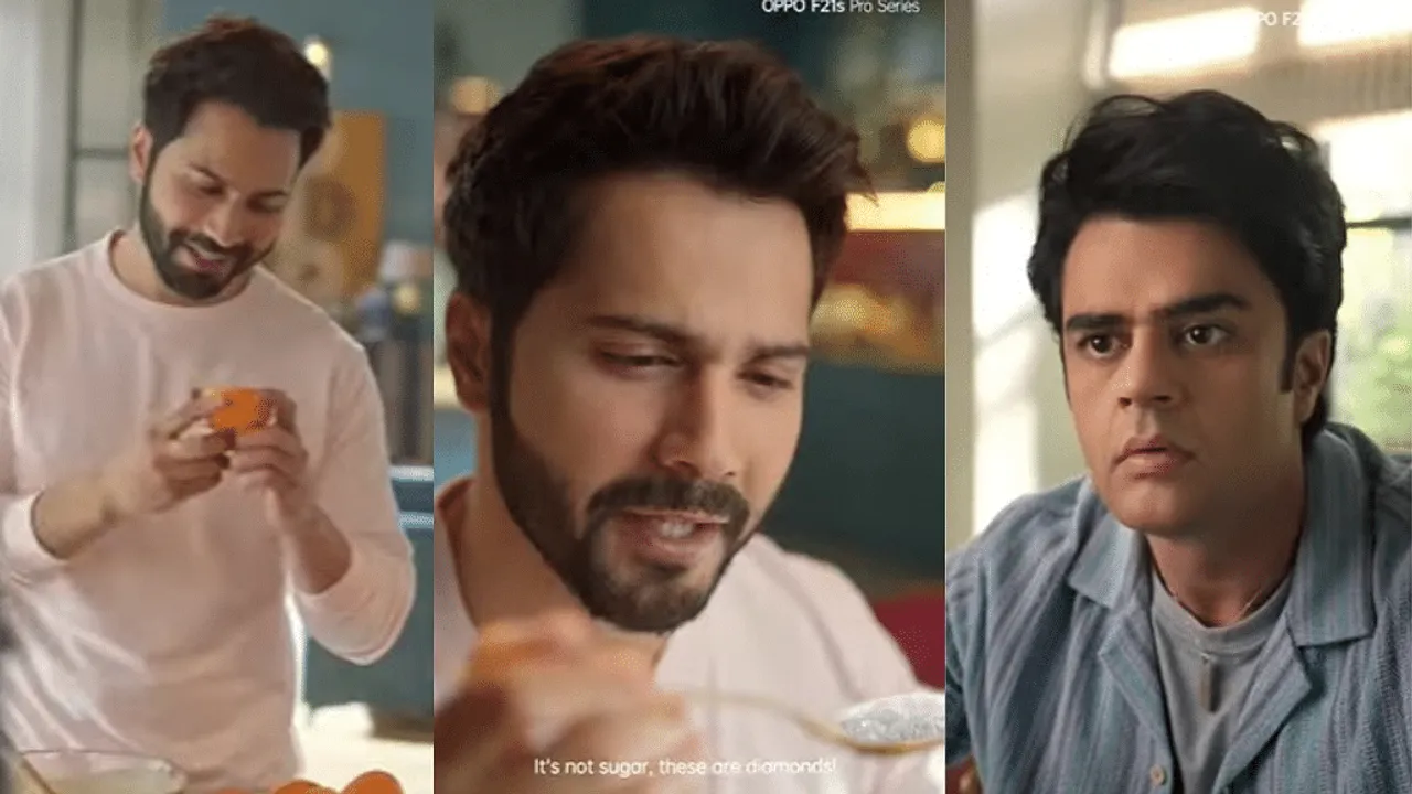 OPPO manages to hold an ever-busy Varun Dhawan still, with its F21s Pro