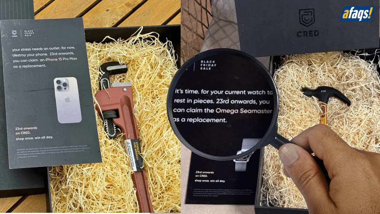 CRED sends hammers & wrenches to influencers