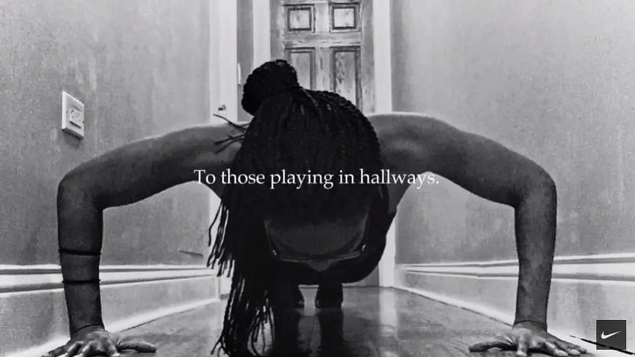 Nike's new ad lauds those who're staying active while staying inside their homes 