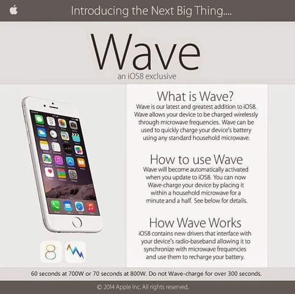 WAVE ioS 8 Hoax
