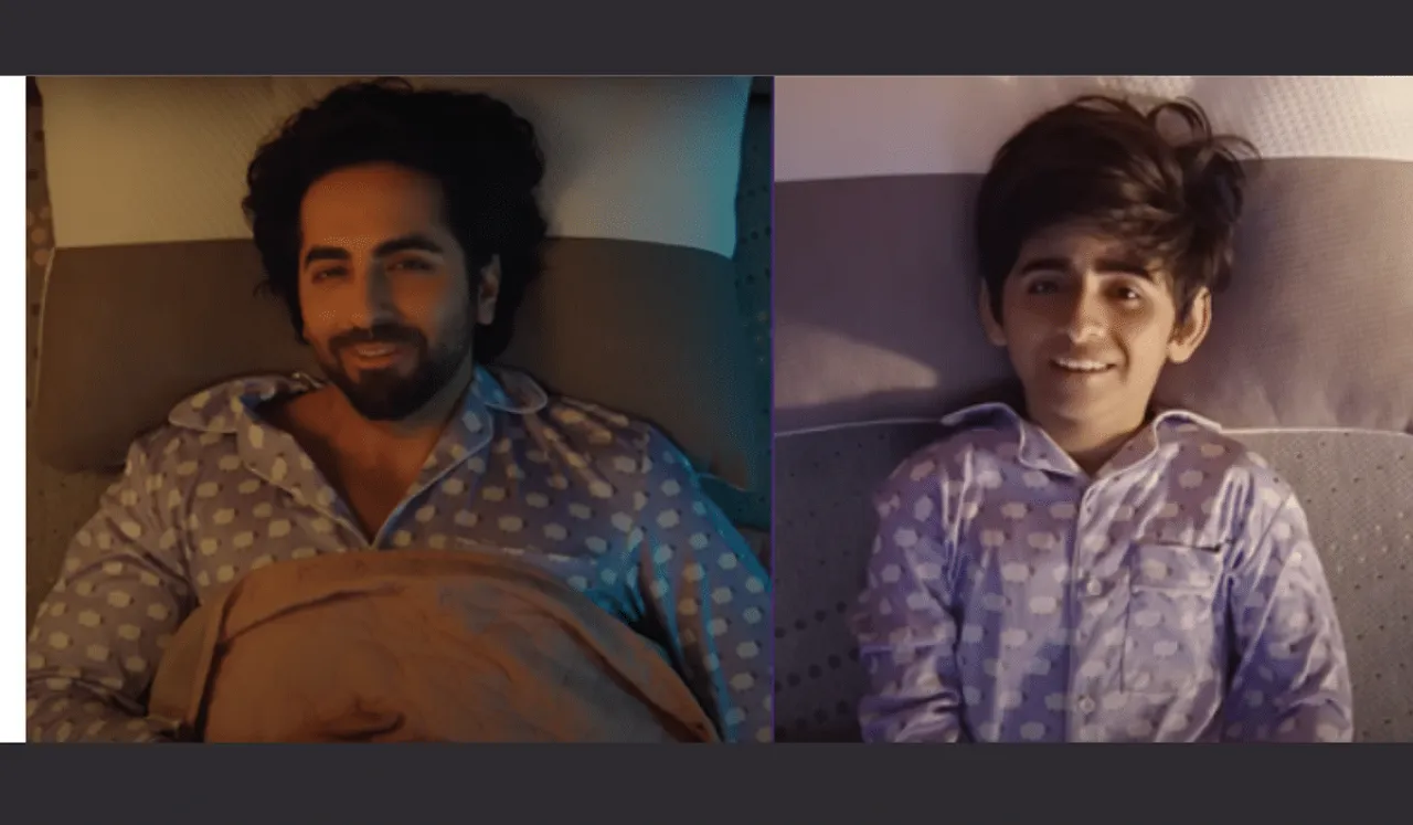 Wakefit.co uses AI to bring alive the kid version of Ayushmann Khurrana in its latest campaign