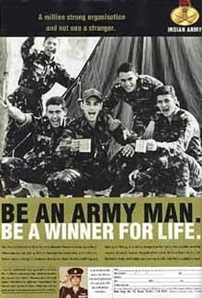Be An Army Man. Be A Winner For Life.