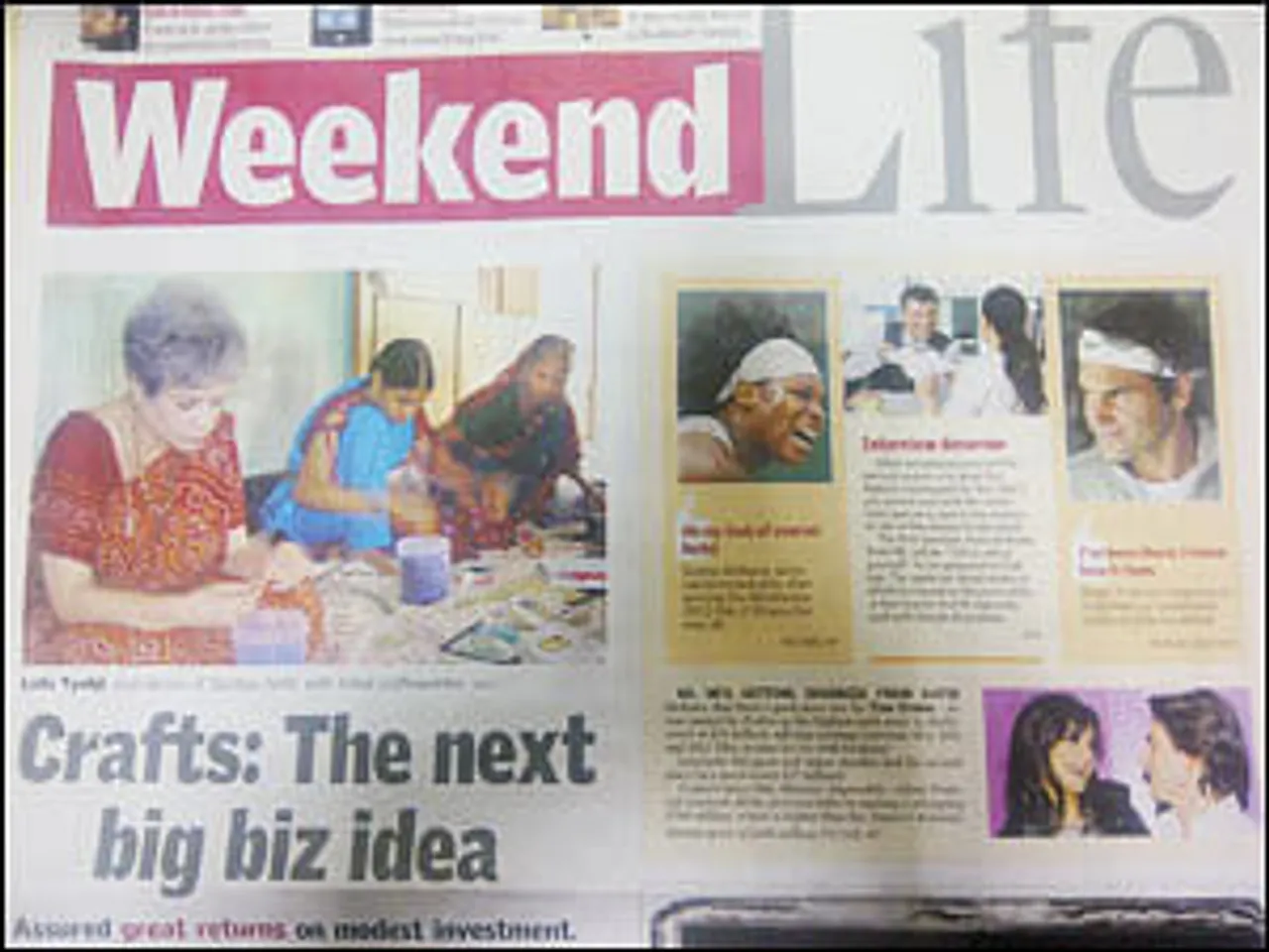 The Hindu Business Line launches a supplement titled Weekend Life
