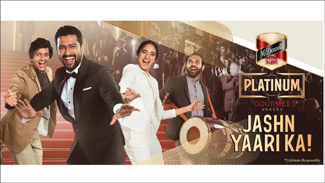 Vicky Kaushal celebrates 'Jashn Yaari Ka' in McDowell’s No.1 Platinum Gourmet Snacks’ campaign industry news
