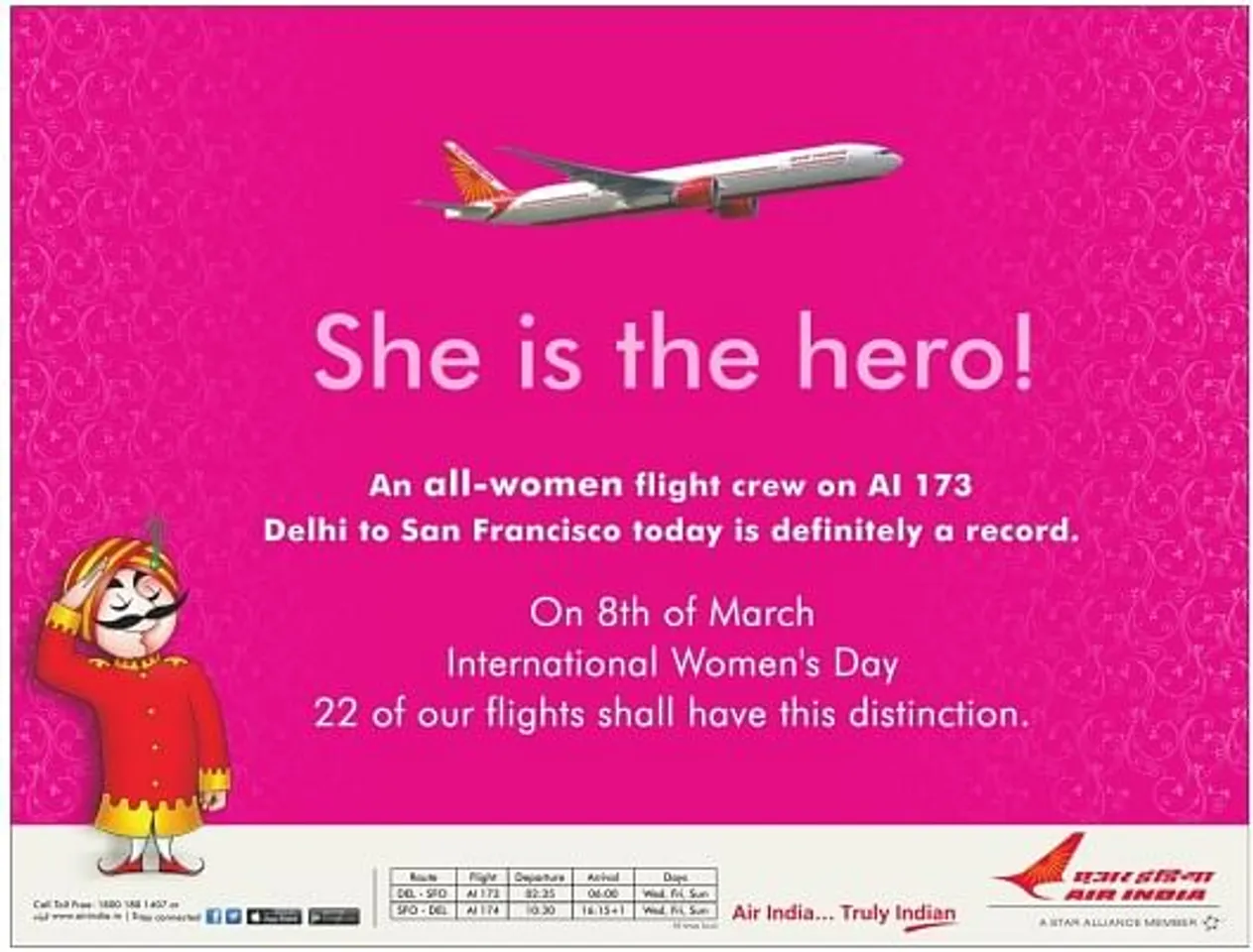 She is the hero