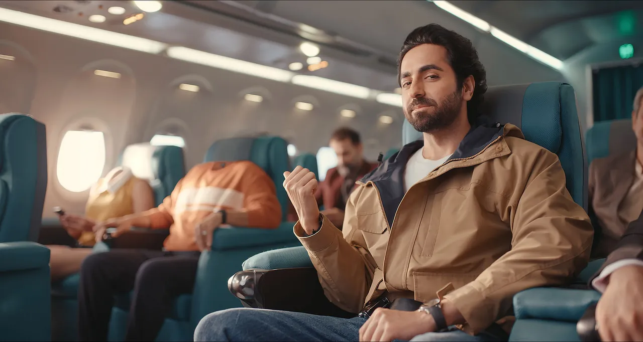 Bollywood star Ayushmann Khurrana has his “Head” in place in his latest ad film!
