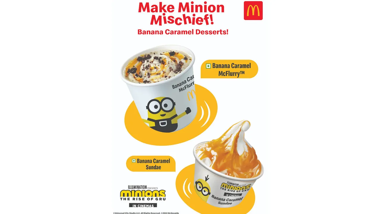 McDonald’s India announces partnership with illumination’s Minions: The Rise of GRU