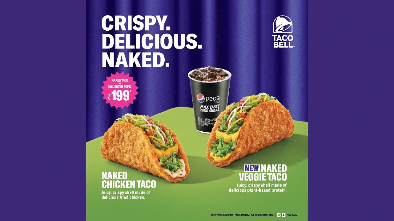 Taco Bell launches a digital campaign; encouraging customers to get #GetNaked 
