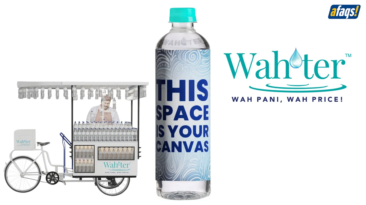 How Wahter is looking to make water bottles an advertising medium 