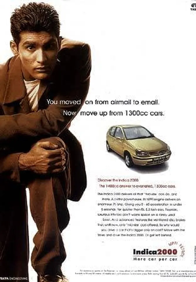 You moved on from airmail to email. Now move up from 1300cc cars.