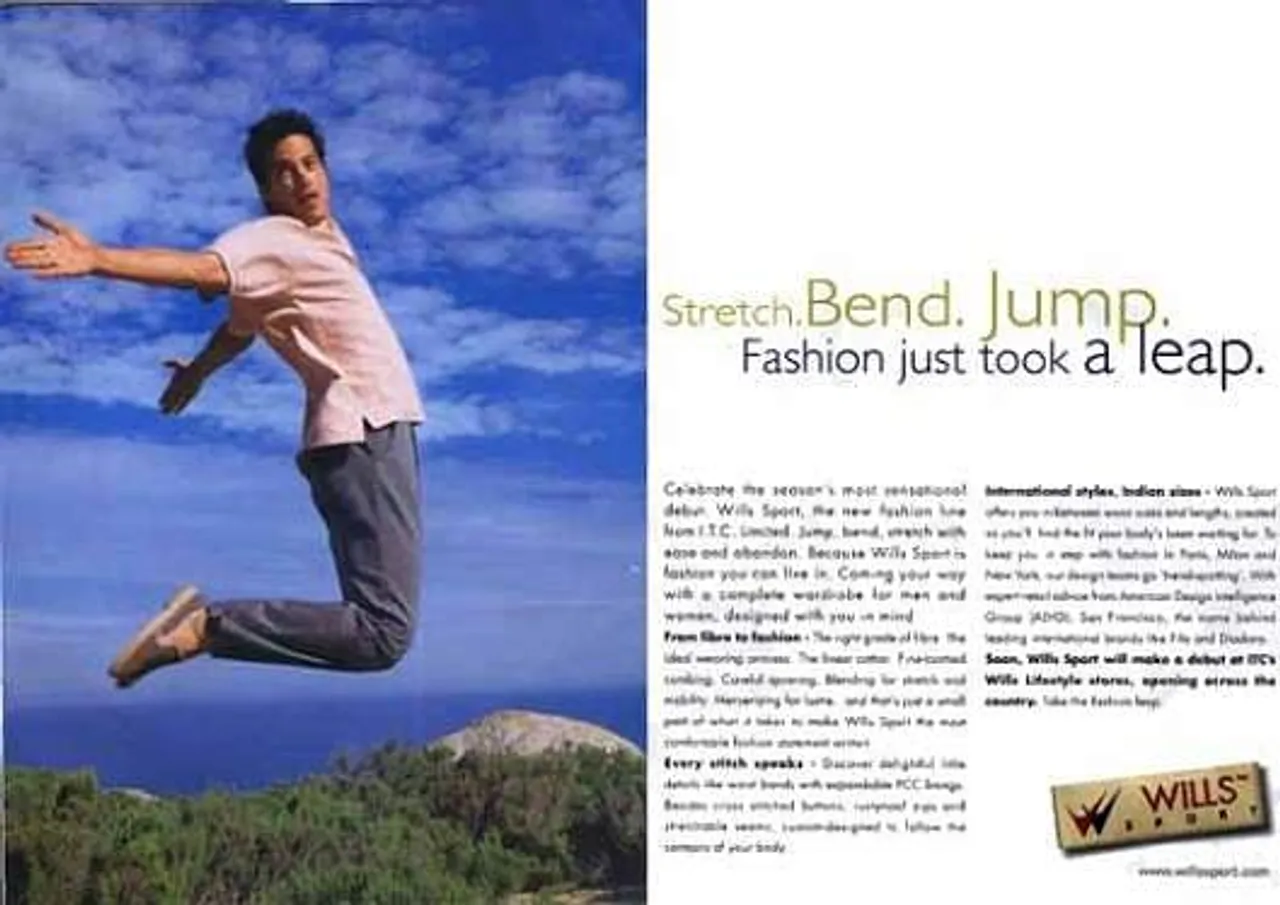 Stretch. Bend. Jump. Fashion just took a leap.