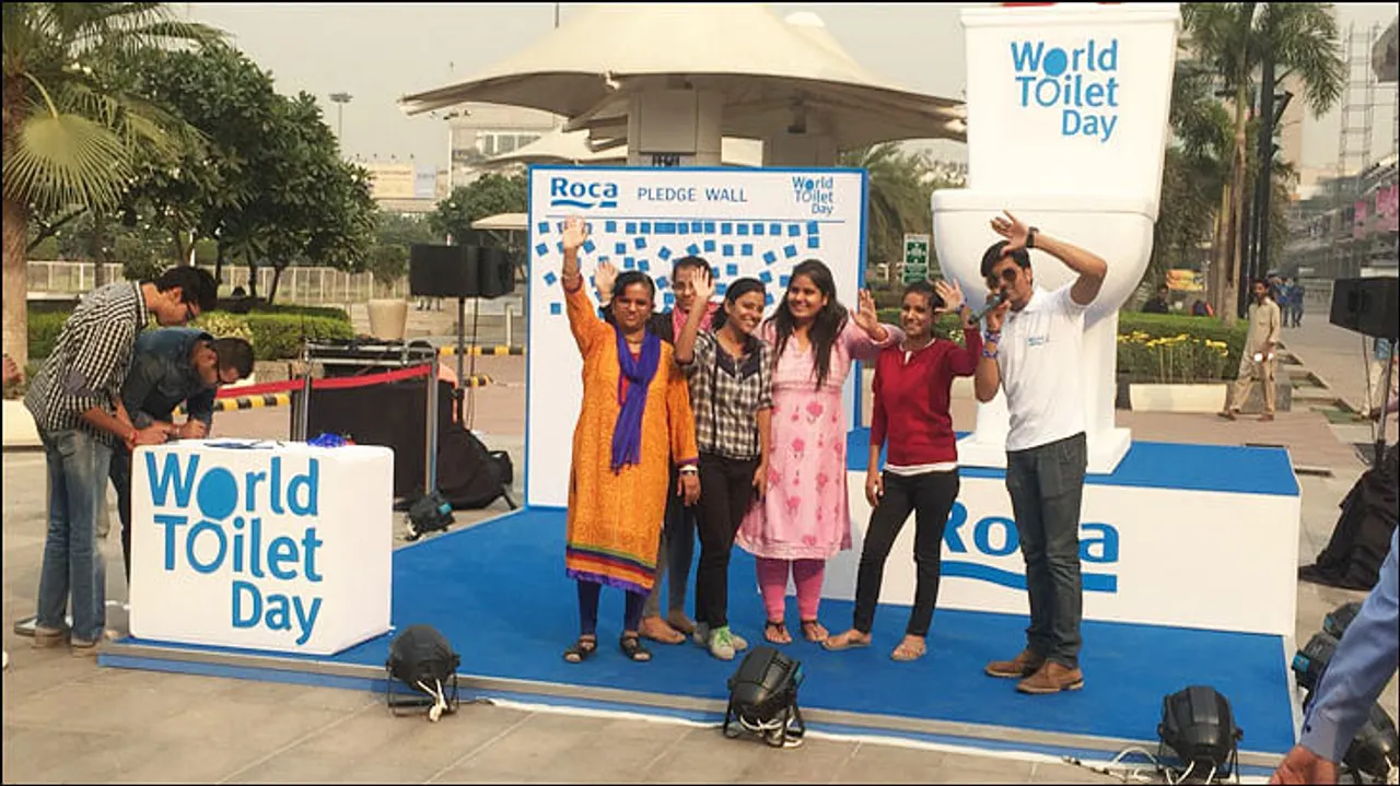 Madison IES and ROCA spread awareness about World Toilet Day