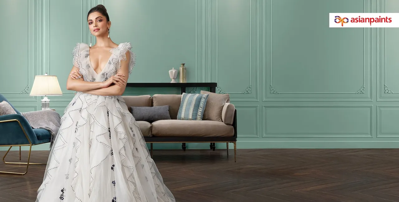 Deepika Padukone competes with Royale Glitz paint in new Asian Paints TVC