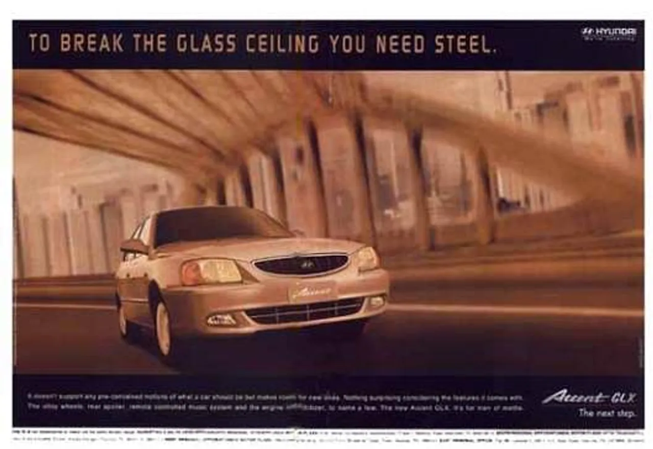 To break the glass ceiling you need steel.