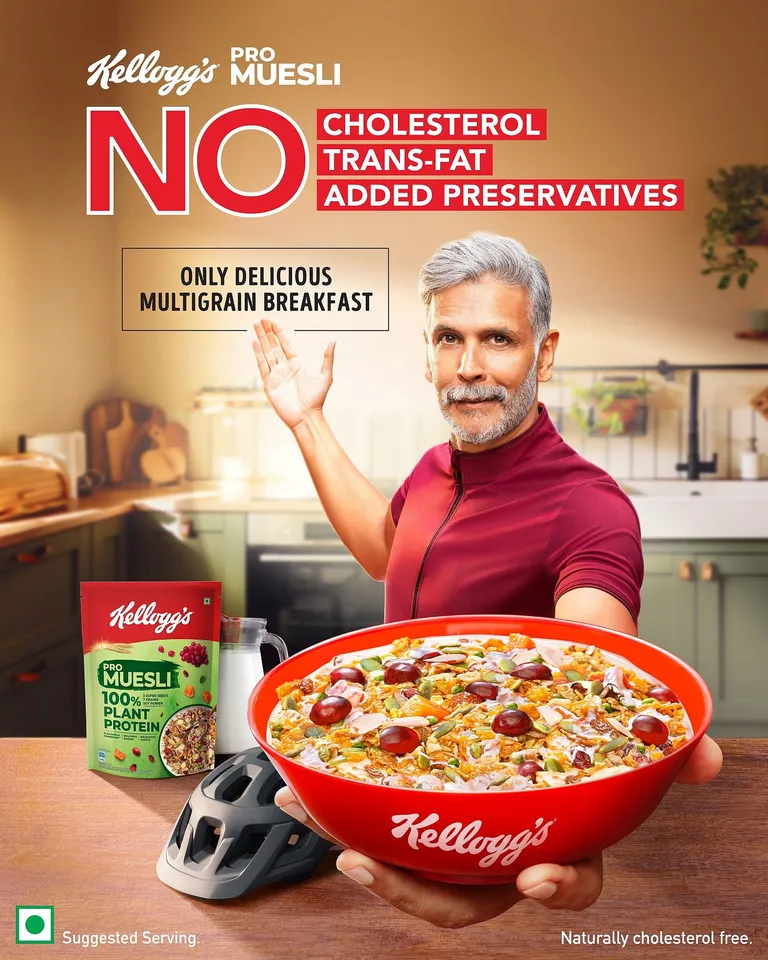 Milind Soman busts wrong questions in a new ‘Galat Sawaal’ campaign for Kellogg’s ®Muesli and ®Granola