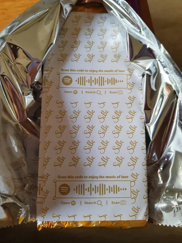 Spotify adds playlist to the Cadbury Dairy Milk Silk chocolate bars