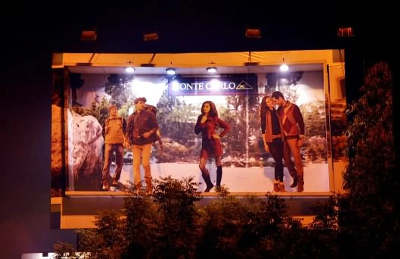 Showroom window billboard