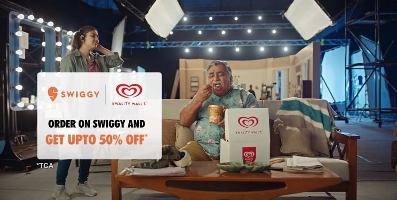 50 per cent off on Kwality Wall's to sugarfree raspberry cupcakes, Swiggy uncle is making the most of summer and online delivery