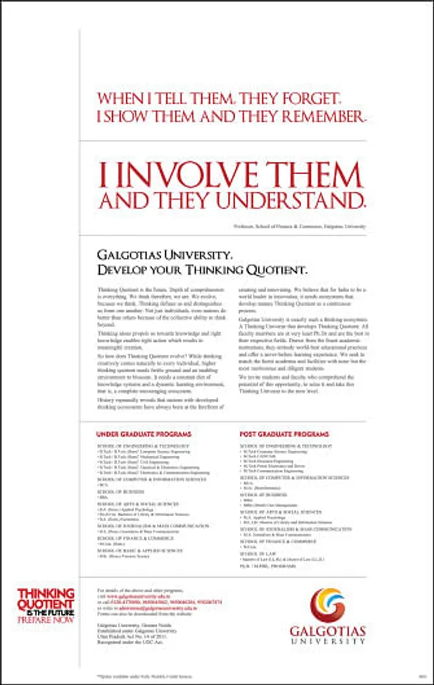 I involve them and they understand.