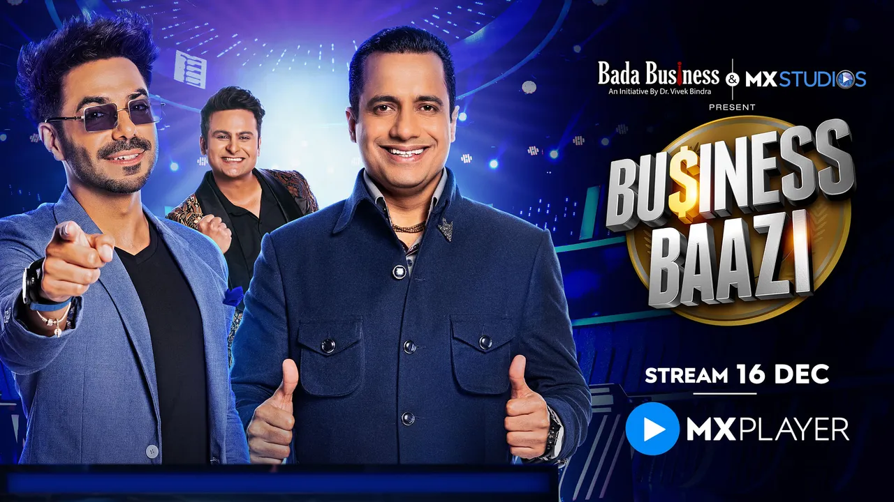 MX Player drops the trailer of business quiz show - Business Baazi