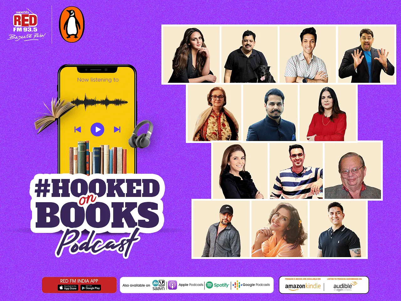 RED FM and Penguin India launch a new podcast ‘Hooked on Books’ to engage listeners during lockdown