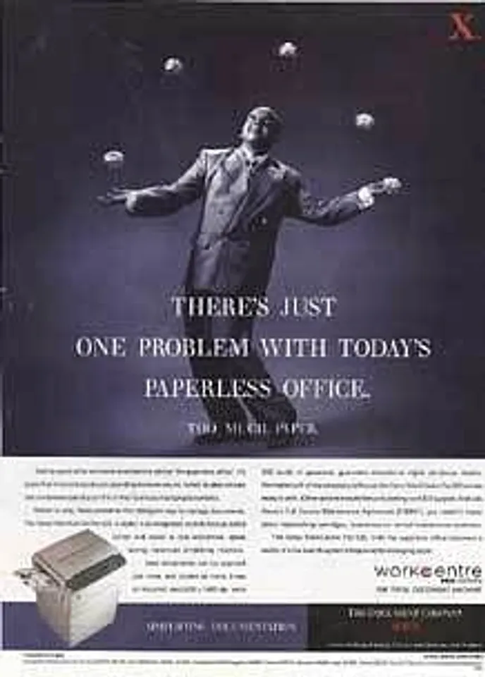 There's just one problem with today's paperless office.