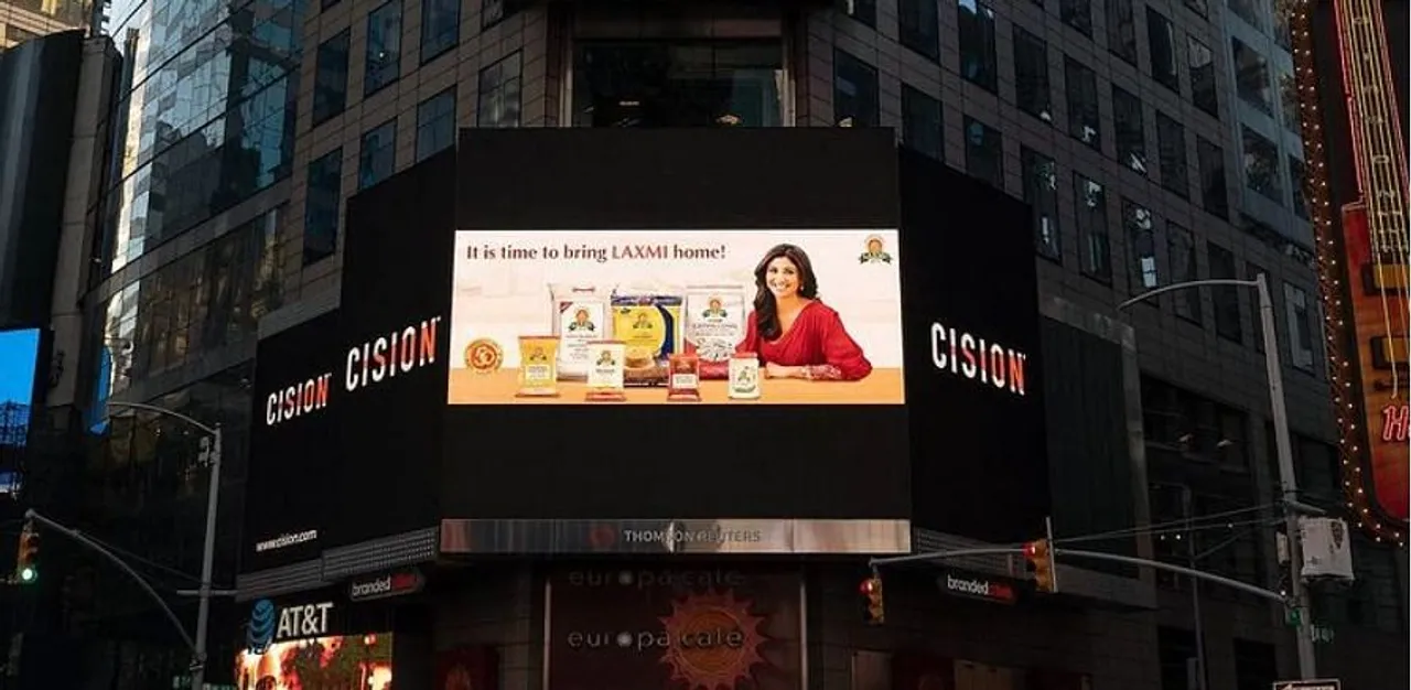 What made brand Laxmi advertise on Times Square billboard?