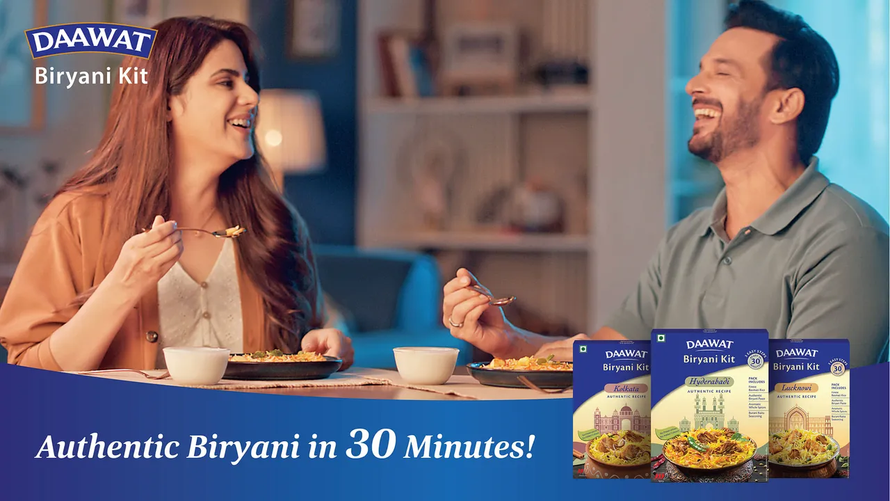 LT Foods redefines culinary romance with the delectable 'Daawat Biryani Kit' in latest campaign