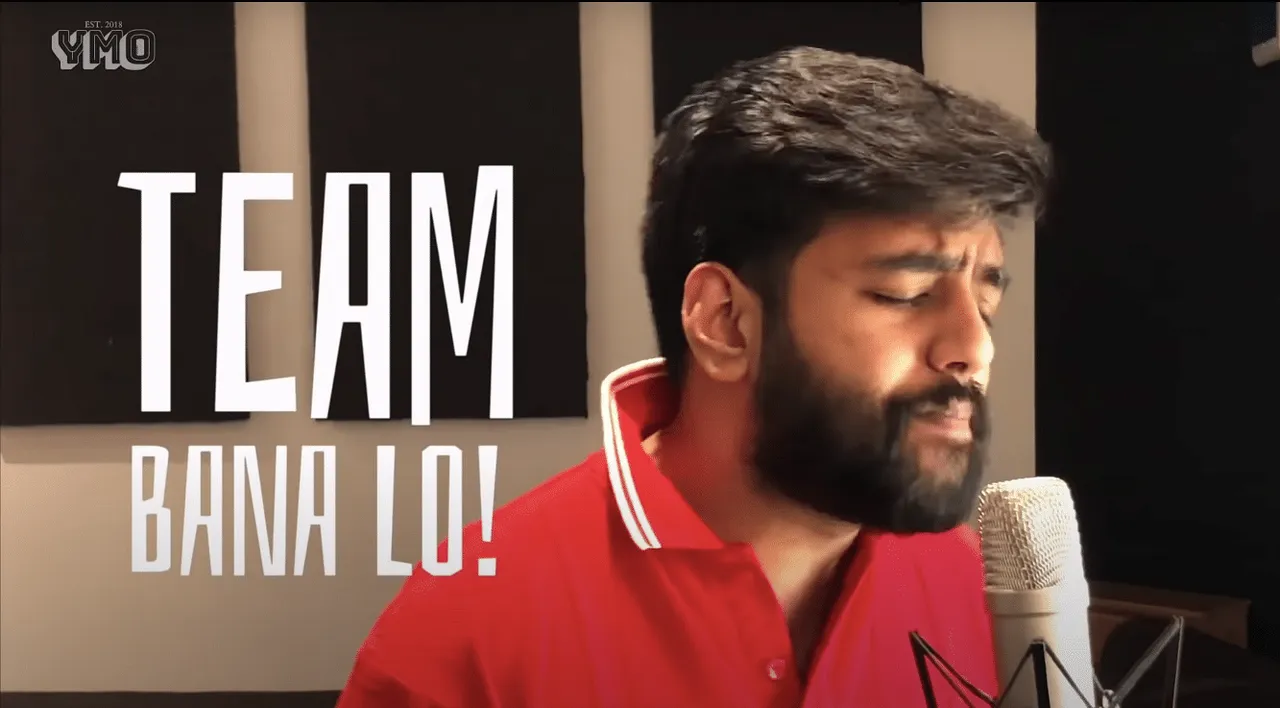 Yashraj Mukhate of 'rasode mein kaun tha' fame mixes a muscial for Dream11