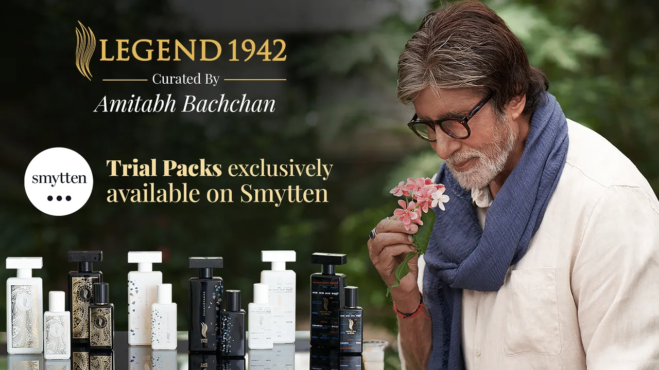 Smytten partners with Legend 1942 by Amitabh Bachchan to bring it to Indian customers 