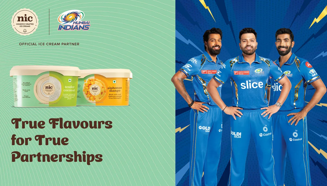 NIC Ice Creams joins Mumbai Indians as official partner, aims to redefine ice cream experience