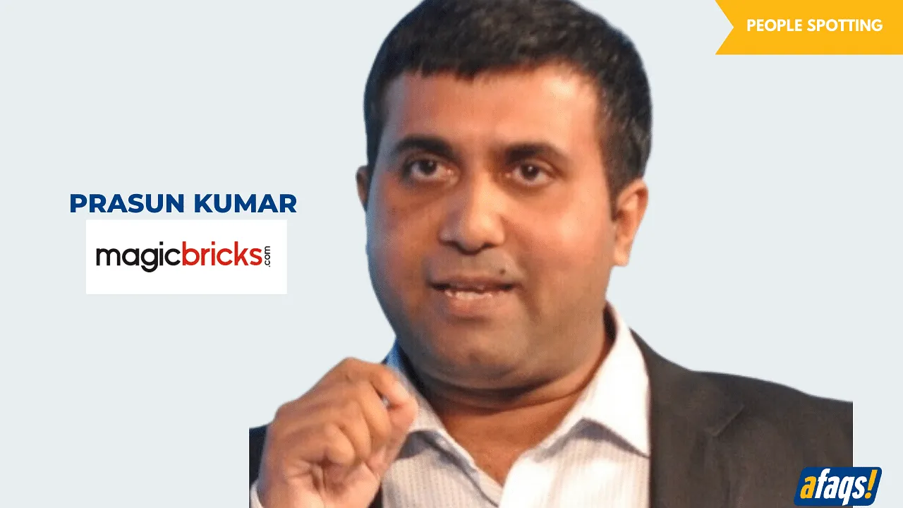 Justdial's Prasun Kumar joins Magicbricks 