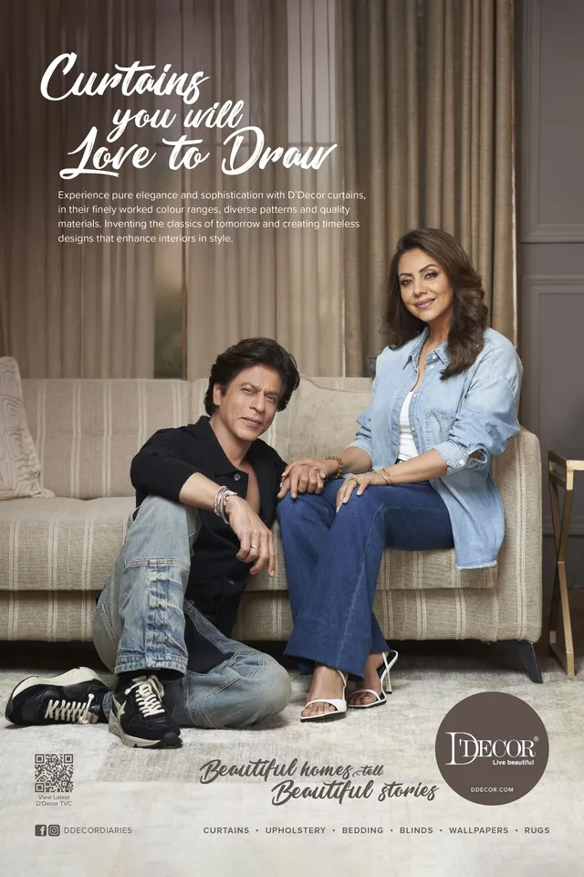 D'Décor unveils heartfelt campaign 'Curtains You Will Love to Draw' starring Gauri Khan and Shahrukh Khan